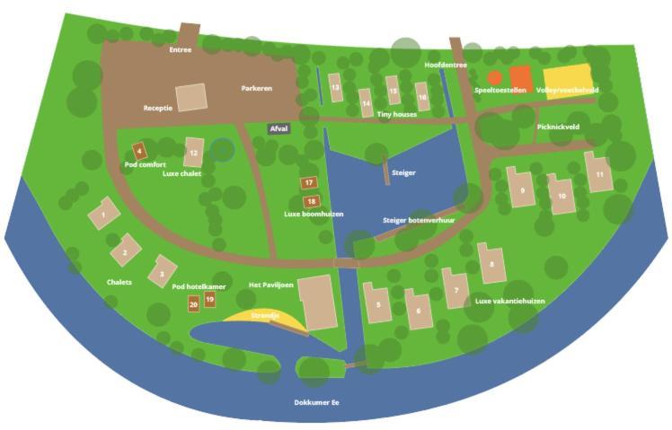 Pod Hotelkamer Aan Het Water Доккум Экстерьер фото